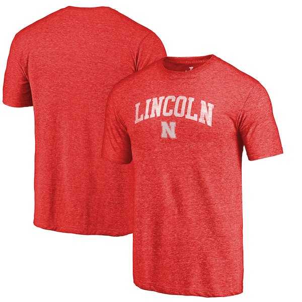 Nebraska Cornhuskers Fanatics Branded Heathered Scarlet Hometown Arched City Tri Blend T-Shirt,We sell and wholesale Nebraska Cornhuskers Fanatics Branded Heathered Scarlet Hometown Arched City Tri Blend T-Shirt on line form chian!